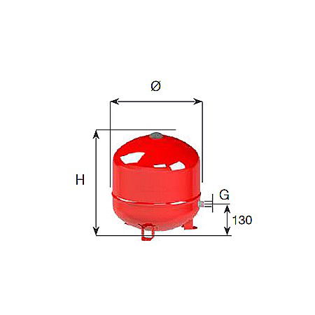 Vase expansiune - VAS DE EXPANSIUNE CIMM SOLAR 35L CMS400035