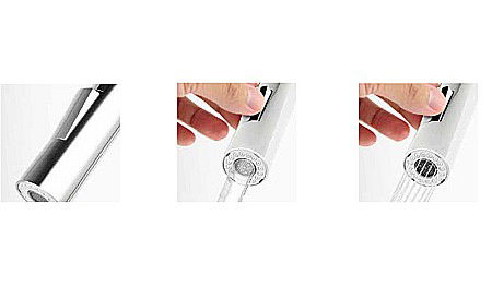 ZUMBA SLIM 2F BATERIE FERRO GALBENA-LAMAIE STATIVA BUCATARIE CU PIPA FLEXIBILA BZA43C [2]