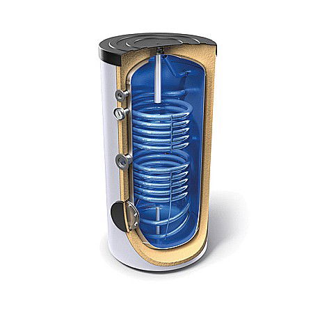 BOILER TESY CU DOUA SERPENTINE 200L EV 7/5 S2 200 60 DE SOL