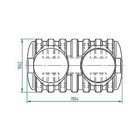 Rezervor apa subteran 1500l fara capac Stockkit Valrom 49020515000 [2]