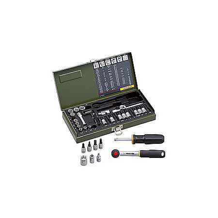 TRUSA DE BITI SI CHEI TUBULARE PENTRU INGINERI 1/4 36 BUC 23080 PROXXON [1]