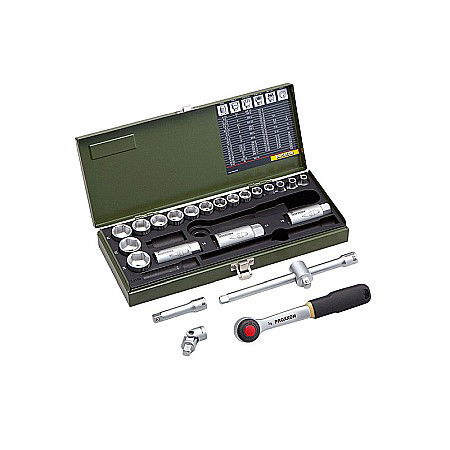 TRUSA COMPACTA DE CHEI TUBULARE 3/8 24 PIESE 23110 PROXXON [1]