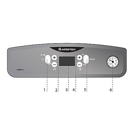 CENTRALA TERMICA PE GAZ ARISTON CARES S 30 IN CONDENSATIE KIT EVACUARE INCLUS 3301638 [3]