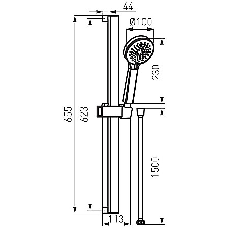 SET DUS FERRO N320 CULISANT CU 3 FUNCTII VIGO CROM [1]