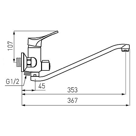 BATERIE CADA DUS FERRO BSL55A PERETE CU SET DUS INCLUS STILLO CROM [1]