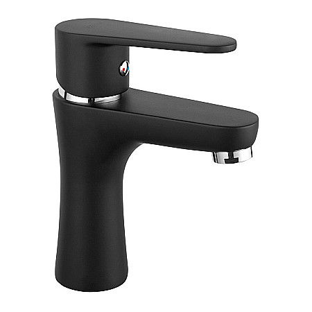 Obiecte Sanitare - BATERIE LAVOAR FERRO BAG2BL STATIVA CU VENTIL ALGEO NEAGRA