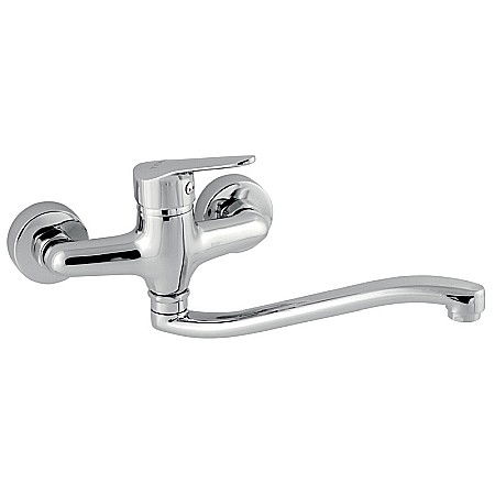 Obiecte Sanitare - BATERIE LAVOAR FERRO 94470.0 PERETE IRIS NEW CROM