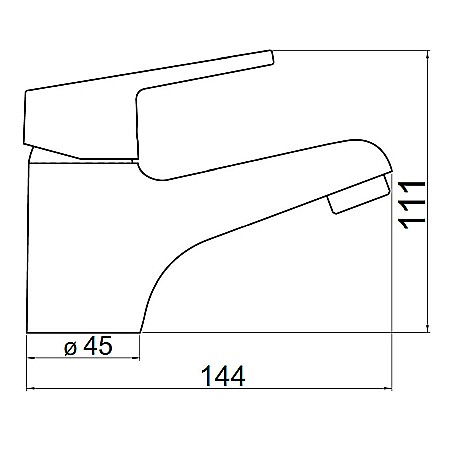 BATERIE LAVOAR FERRO 94401.0 STATIVA CU VENTIL IRIS NEW CROM [1]