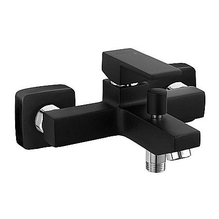 Obiecte Sanitare - BATERIE CADA DUS FERRO BZI1BL PERETE ZICCO NEAGRA