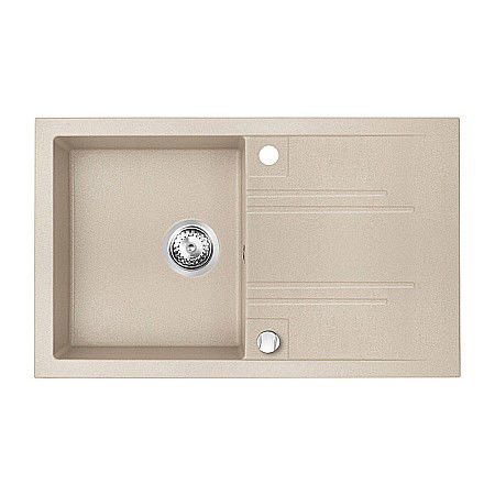 CHIUVETA GRANIT FERRO DRGM48/78SA CU O CUVA SI PICURATOR 78X48CM NISIP MEZZO BEJ