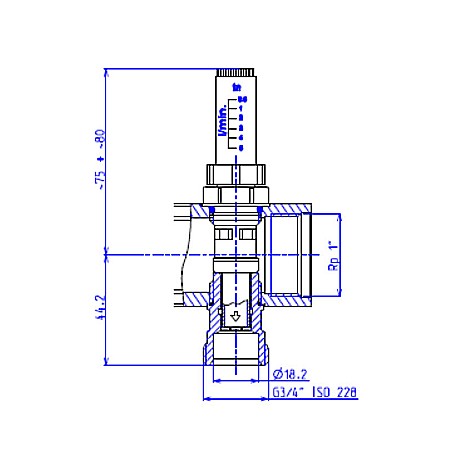 DISTRIBUITOR+COLECTOR 1-3/4 6 CAI CU DEBITMETRE EUROCON PEXKIT VALROM 66420601600 [3]