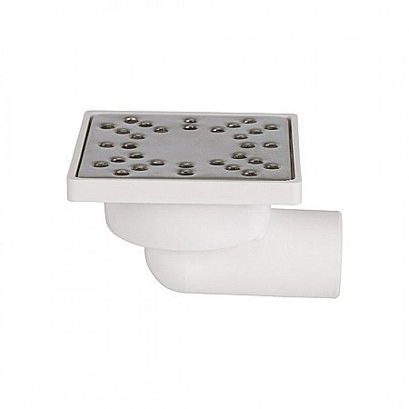 Canalizare interioara si exterioara - Sifon pardoseala 40 100x100 orizontal