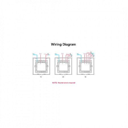 Sonoff t2eu1c-tx touch wifi si rf intrerupator cu 1 canal alb [1]