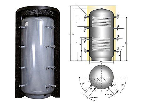 PUFFER ACUMULATOR APA CALDA IZOLAT 800L CU O SERPENTINA PSR 800 AUSTRIA EMAIL [1]