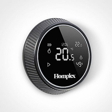 Termostat de ambient cu control prin internet Homplex NX1 fara fir negru [2]