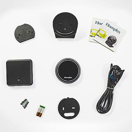 Termostat de ambient cu control prin internet Homplex NX1 fara fir negru [9]