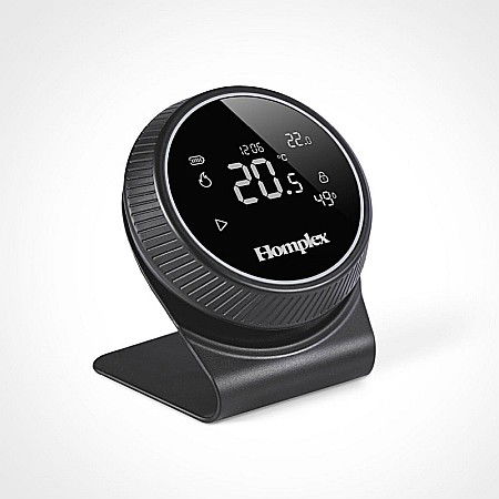 Termostat de ambient cu control prin internet Homplex NX1 fara fir negru [5]