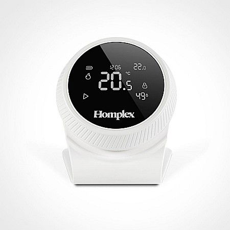 Termostat de ambient cu control prin internet Homplex NX1 programabil fara fir alb [3]