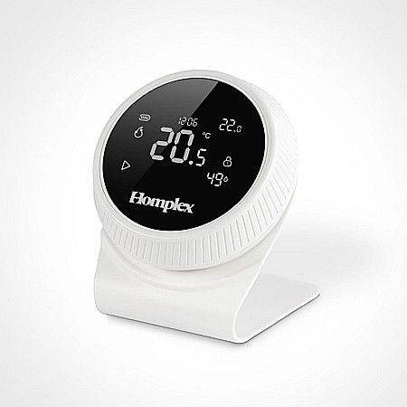 Termostat de ambient cu control prin internet Homplex NX1 programabil fara fir alb [5]