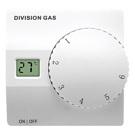Termostat ambiental neprogramabil DG816 RF fara fir alb Homplex [1]