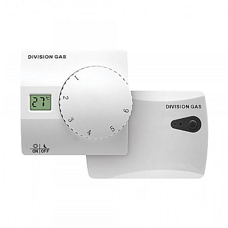 Termice - Termostat ambiental neprogramabil DG816 RF fara fir alb Homplex