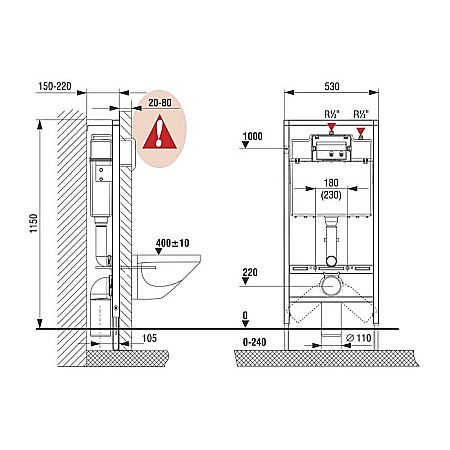 REZERVOR WC INCASTRAT LIV CU CLAPETA APLITE CROM LIV-FIX 9012 JOG [1]