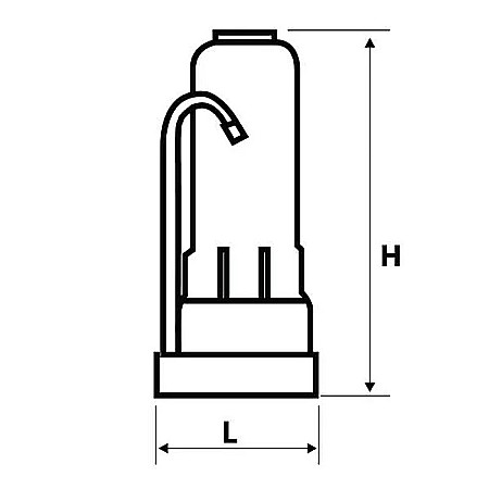 Filtru apa potabila BOB albastru 87210000000 Aquapur Valhoh Valrom [2]