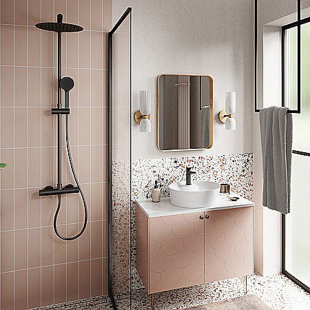 SET DUS FERRO BATERIE TERMOSTATATA + DUS FIX + DUS MOBIL TREVI BLACK NP75-TRV7U-BL [3]