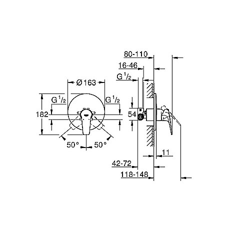 BATERIE INGROPATA DUS BAUFLOW BOXX INCLUS 29112000 GROHE [1]