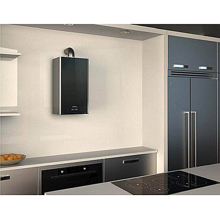 CENTRALA TERMICA PE GAZ ARISTON ALTEAS ONE+ NET 24 KW SENSYS HD NEGRU IN CONDENSATIE KIT EVACUARE INCLUS 3301771 [5]