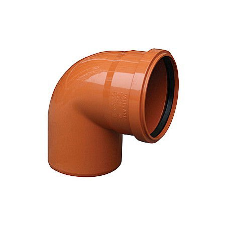 Fitinguri PVC canalizare exterioara - COT PVC 110-90 PORTOCALIU KOMPACTKIT VALROM