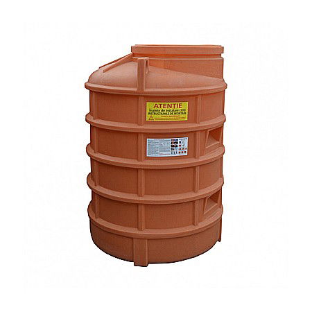 Camin canalizare, vizitare, inspectie - Camin vizitare baza inchisa d1100 h1080 fara capac Kompactkit Valrom