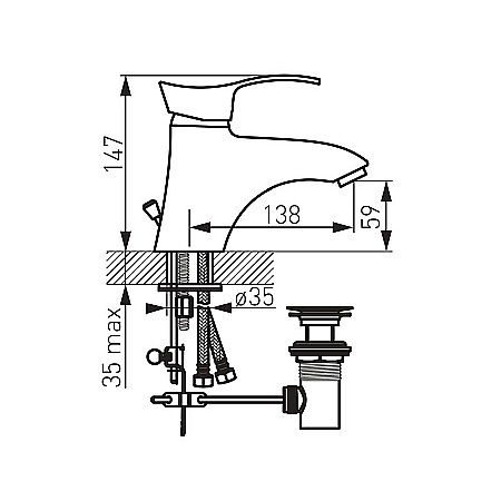 BATERIE LAVOAR STATIVA PADWA FERRO BTP2 [1]