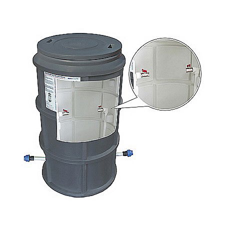 Camine apometru si apometre rezidentiale - Camin apometru dublustrat D.800 H=1235 instalatie 1 cu capac 47710081232 Waterkit Valrom