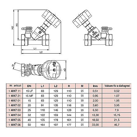 ROBINET DE ECHILIBRARE HERZ 3/4 DN20 1401702 STROMAX [1]