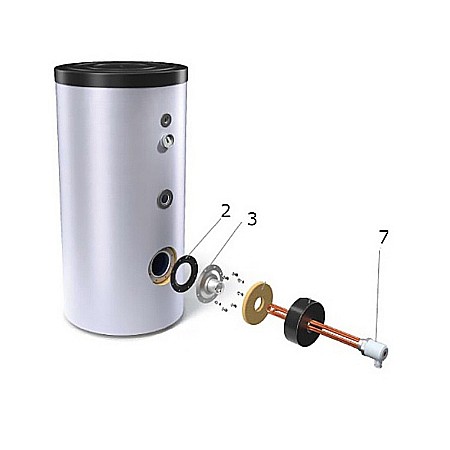 REZISTENTA TESY 6 KW FILET 11/2 230V 305620 KIT ELEMENT INCALZITOR ELECTRIC [1]