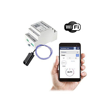 Termice - TERMOSTAT DE AMBIENT CU FIR COMPUTHERM B300 CU SENZOR DE TEMPERATURA CONTROLAT PRIN WI-FI