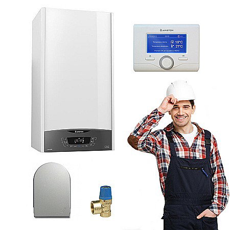 Pachet CENTRALA TERMICA PE GAZ ARISTON CLAS ONE SYSTEM 35 KW CU BOILER 300L [0]