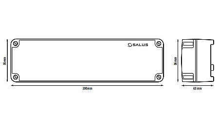 CENTRU COMANDA SIMPLU KL06 6 ZONE 230V KL06-M SALUS [2]