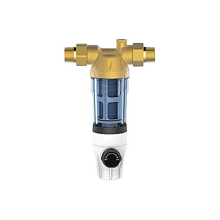 Filtru apa cu purjare 3/4 FE 3M3/H hol cartus inox 90 Aquapur Valhoh Valrom 87210003025 [0]