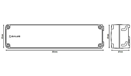 CENTRU DE COMANDA SALUS KL08NSB CU 8 ZONE SI MODUL PENTRU CONTROL POMPA SI CENTRALA INCLUS [2]