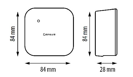 Cutie din plastic srs600 salus pentru sr600 montaj aparent [3]