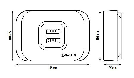 MODUL SUPLIMENTAR DE CONTROL - RECEPTOR PENTRU SISTEMUL SALUS IT600 RX10RF [2]