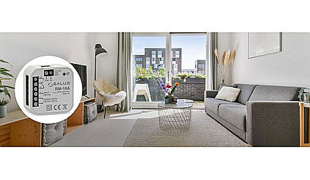 Releu rm-16a salus 16a no/nc cu comanda la 230v sau contact liber de potential poate fi montat in doza [2]