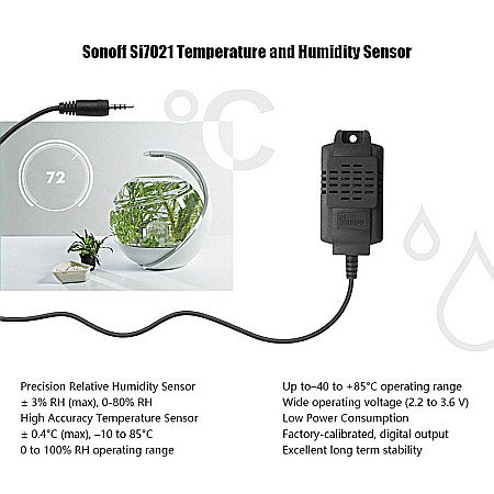 Sonoff si7021 senzor temperatura si umiditate pentru sonoff th [1]