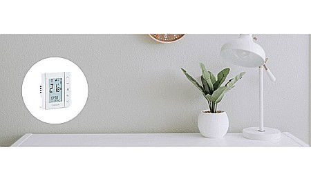 TERMOSTAT FC600 SALUS PENTRU VENTILOCONVECTOR ALB MONTAJ IN DOZA [3]