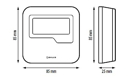 TERMOSTAT SALUS HTRP230 (230V) PROGRAMABIL CU BUTOANE TACTILE [2]