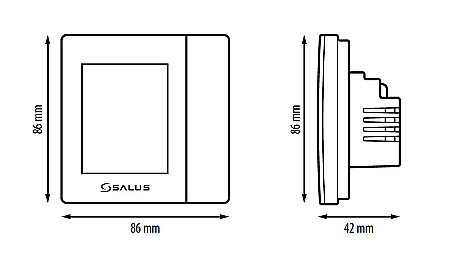 TERMOSTAT SALUS VS30B NEGRU NON INTERNET PROGRAMABIL IN DOZA SALUS IT600 [2]