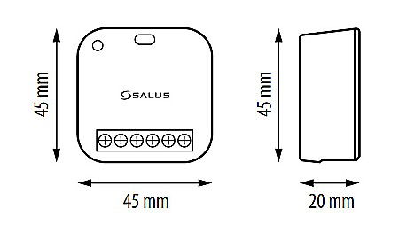 Releu salus rs600 dublu pentru jaluzele electrice [2]
