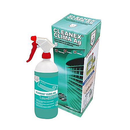 Solutii de intretinere aere conditionate - CLEANEX CLIMA AG 1 KG AGENT DE CURATARE CU ACTIUNE DEZINFECTANTA PENTRU APARATE DE AER CONDITIONAT CU PULVERIZATOR LBXCLCL001